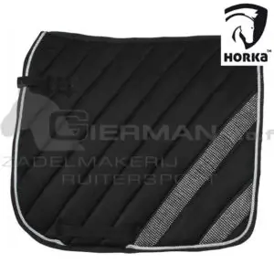 Horka Zadeldek Diamant Strook Zwart