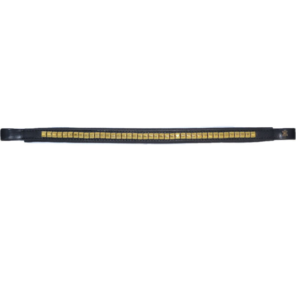 Dobert Frontriem Classic 876 L Studs Zwart/Messing