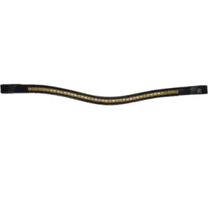 Dobert Frontriem Stallmeister 876-2 KMP Zwart/Messing