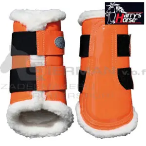 Harry's Horse Beenbeschermers Flextrainer Lak Oranje