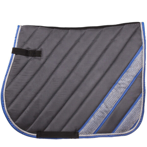 Horka Zadeldek Diamant Strook Anthracite/Royal Blue