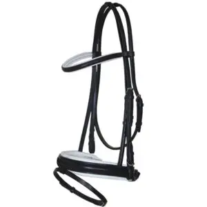 Dobert Hoofdstel Classic Gebombeerd Zwart/Wit