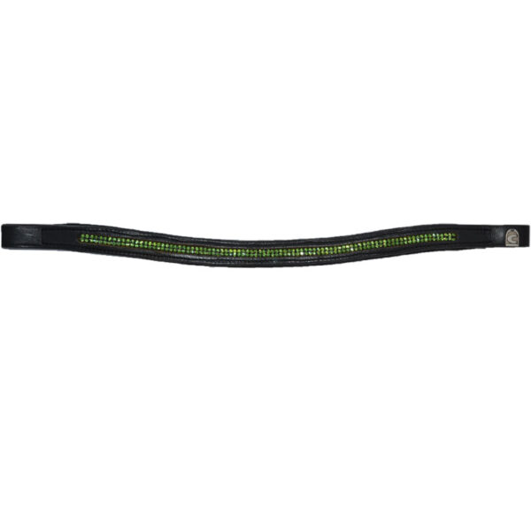 Cavallo Frontriem G12 Zwart/Lichtgroen