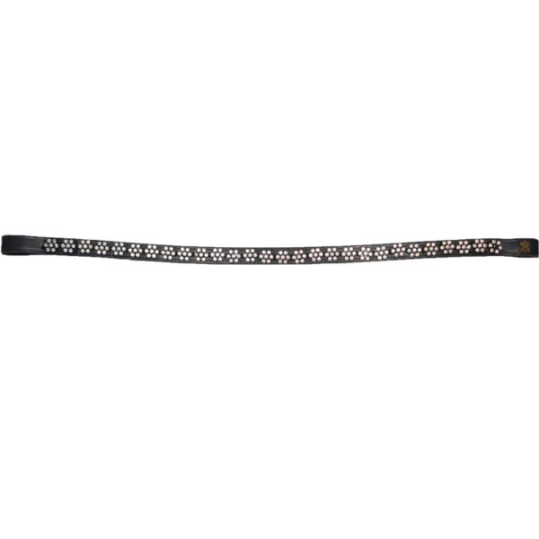 Dobert Frontriem Classic Dia 12 Schmal Zwart/Zilver