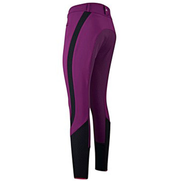 Euro-Star Rijbroek Bess Full Grip Dark Purple - Afbeelding 2