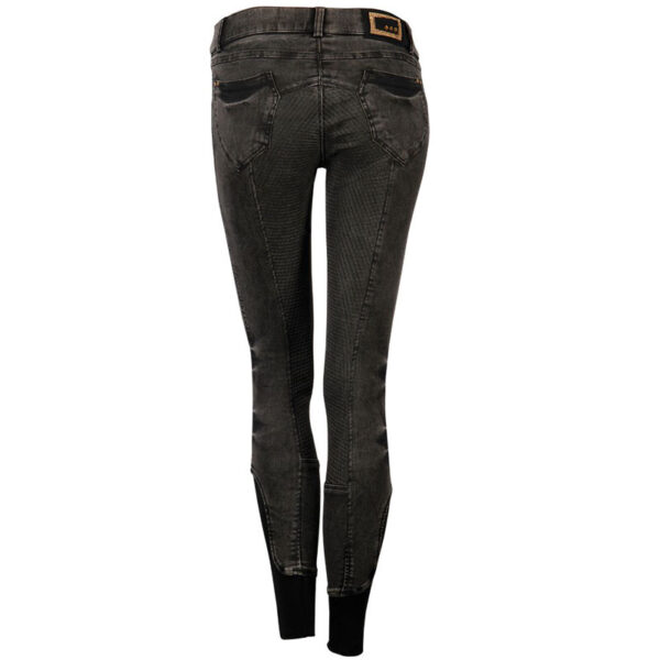 Harry's Horse Rijbroek Novi Denim Full Grip Jet Black - Afbeelding 2