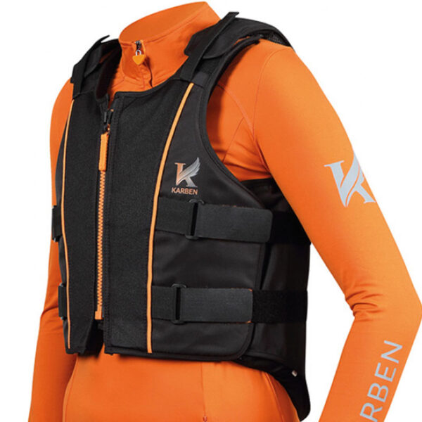 Karben Bodyprotector Kort Junior Zwart - Afbeelding 2