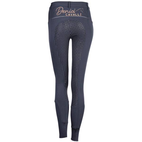 Harry's Horse Rijbroek Denici Cavalli Rosegold Full Grip Kids Navy - Afbeelding 2