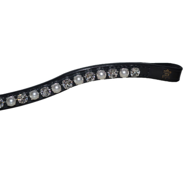 Dobert Frontriem Classic KMP Dia 40 SS39,001 Pearl Zwart/Zilver - Afbeelding 2