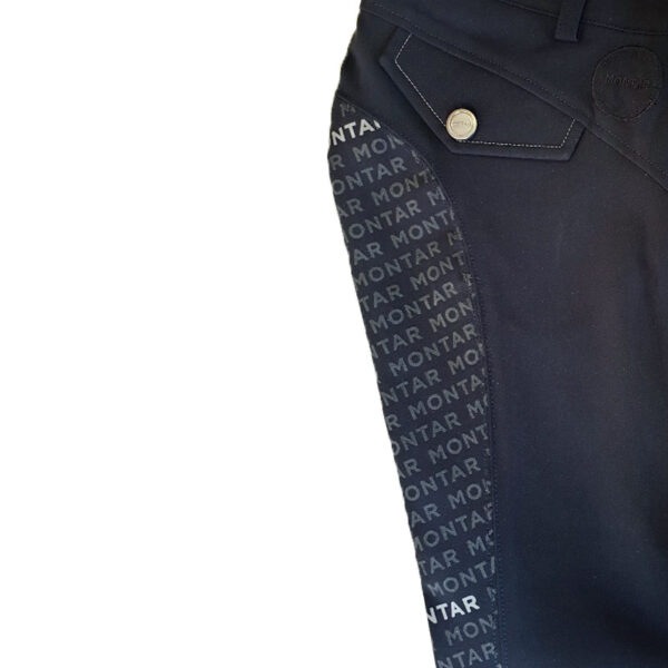 Montar Rijbroek Peyton Soft-Tech Full Grip Navy - Afbeelding 3