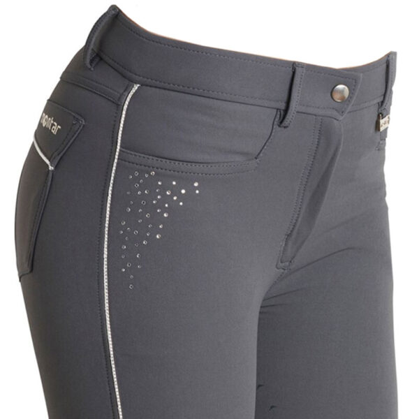 Montar Rijbroek Aria Full Grip Grijs - Afbeelding 3