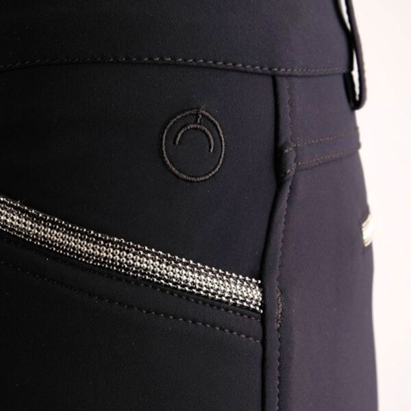Montar Rijbroek Elisabeth Full Grip Soft Tech Premium Navy - Afbeelding 4