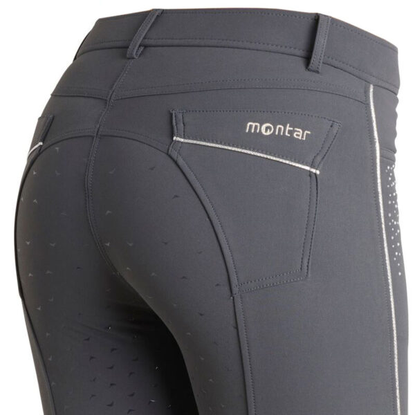 Montar Rijbroek Aria Full Grip Grijs - Afbeelding 4