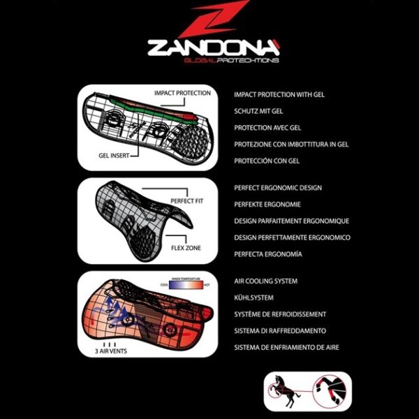 Zandona Carbon Air Peesbeschermers Bruin - Afbeelding 4