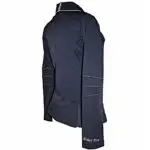 Achterkant Rider Pro wedstrijdjas Stars and Stripes dames navy