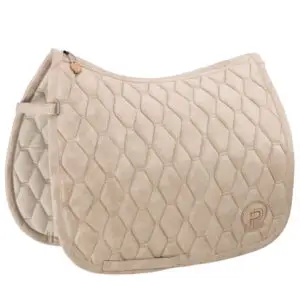 Zadeldekje Eskadron Metallic Faux Leather Tan Taupe