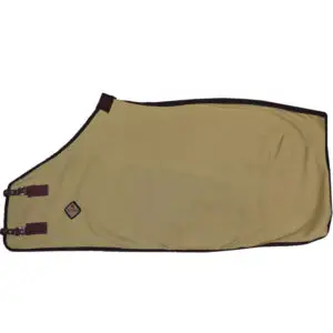 Zweetdeken Premiere Camel met Aubergine