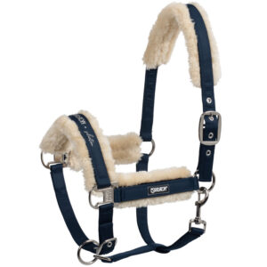 halster Eskadron Glossy Faux Fur nachtblauw