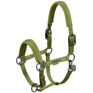 Eskadron Halster Glossy Crystal Platinum Moss Green