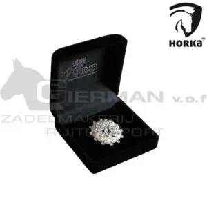 Horka Plastronspeld Pearl Zilver
