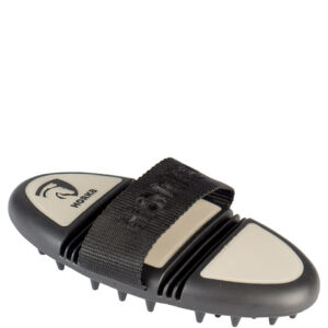 Horka Flexi Massagebürste Soft Grip beige/schwarz