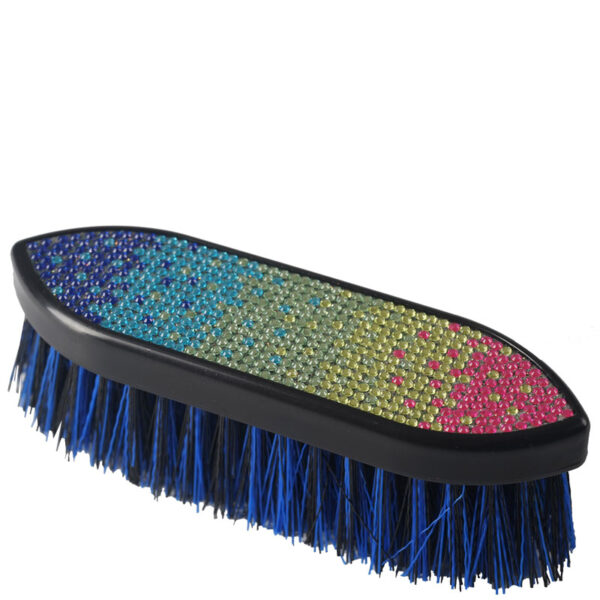 Horka Borstel Hard Rainbow Zwart/Rainbow