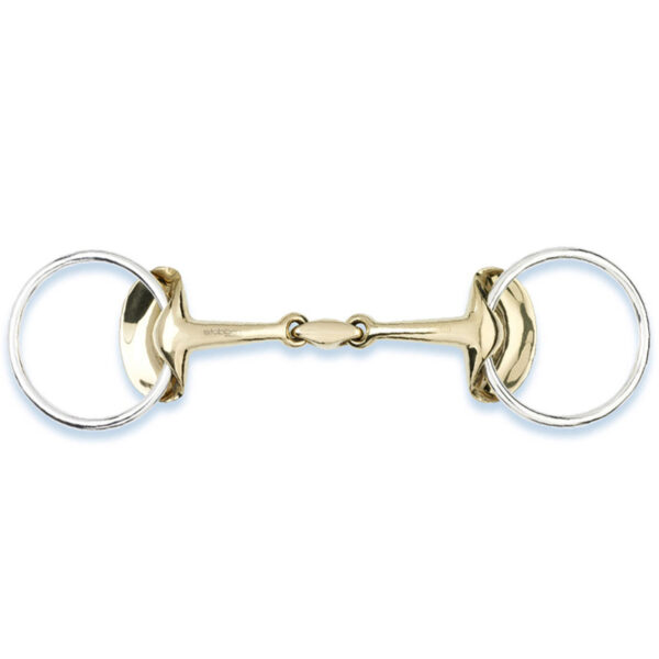 Stubben Dubbel Gebroken Golden Wings Trens Sweet Koper 14 mm .