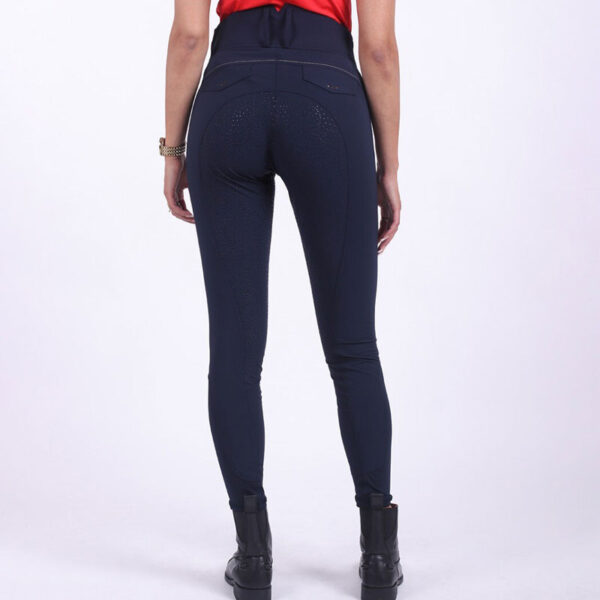 QHP Rijbroek Tara Full Grip Navy - Afbeelding 2