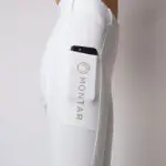 Zijaanzicht Montar rijlegging Michelle kids wit/rosegoud