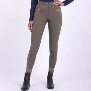 QHP Rijbroek Tara Full Grip Olijf