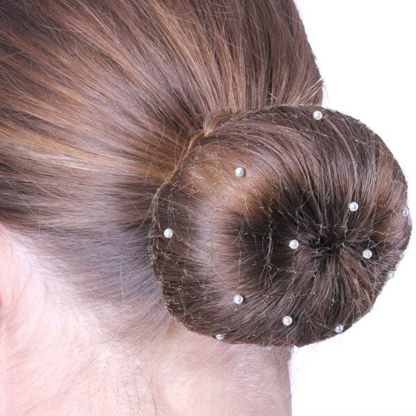 QHP Haarnetje Invisible Pearl Blond - Afbeelding 2