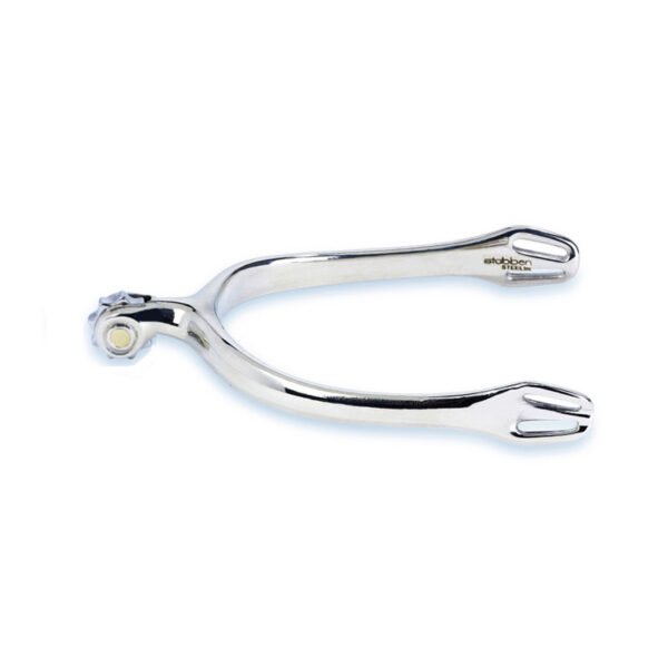 Stubben Sporen Dynamic Dressuur Met Grof Wiel Zilver - Afbeelding 2