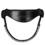 Detail headpiece Horka bridle Fillus black/silver