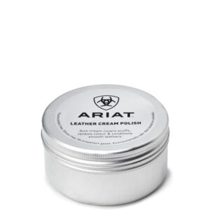 Ariat Leather Polish Cream zwart vooraanzicht