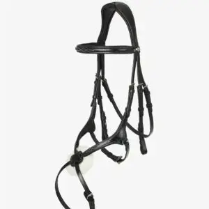 LeMieux Hoofdstel Kudos Crackle Zwart/Zilver