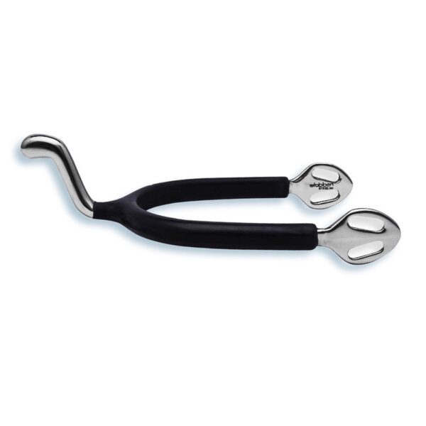 Stubben SEQ Zwanenhals Sporen Zilver/Zwart
