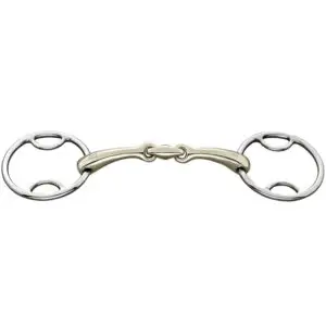 Sprenger Watertrens Dynamic RS Dubbel Gebroken Multi Ring Sensogan 16 mm Goud/Zilver