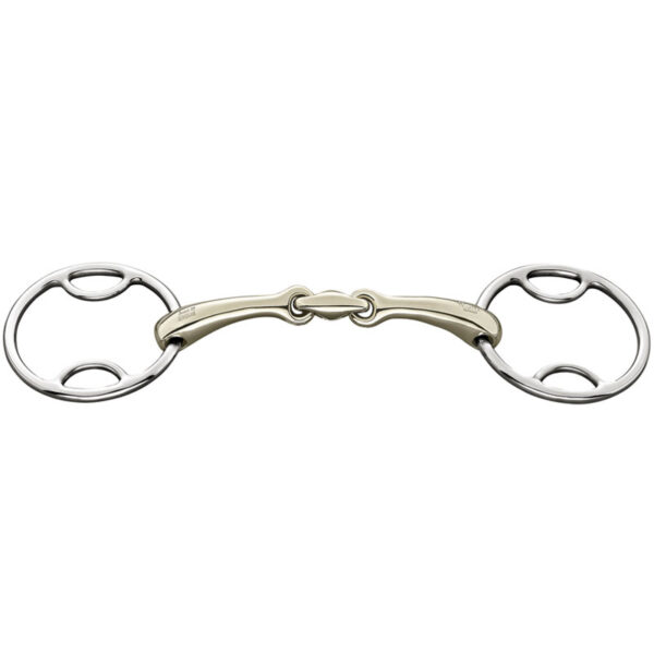 Sprenger Watertrens Dynamic RS Dubbel Gebroken Multi Ring Sensogan 16 mm Goud/Zilver