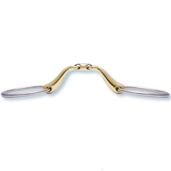 Stubben Quick Contact Dubbel Gebroken Watertrens Sweet Koper 16 mm . - Afbeelding 2