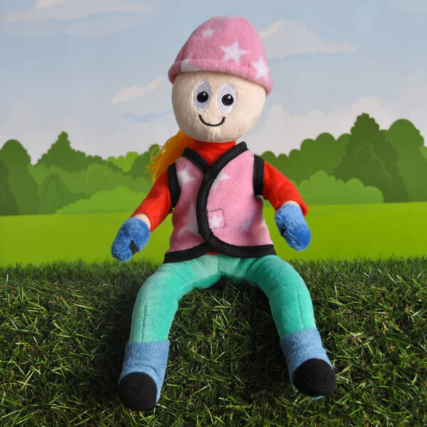 Sfeerfoto Crafty Ponies Cap overtrek En Vest roze ster.