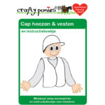 Instructieboekje Crafty Ponies Cap overtrek En Vest roze ster.