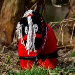Vooraanzicht Crafty Ponies fleecedeken set rood