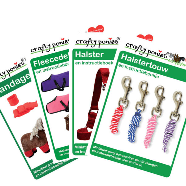 Instuctieboekjes Crafty Ponies Fleecedeken Set Roze