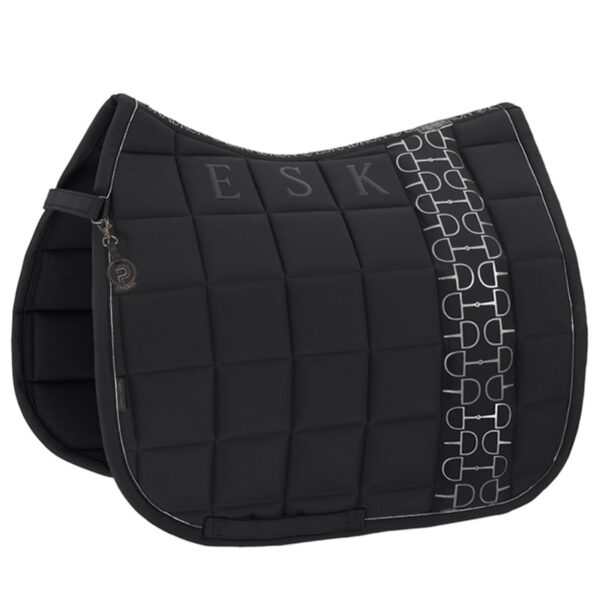 Eskadron Zadeldek Big Square softshell zwart dressuur