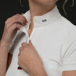 Detail foto wit PresTeq wedstrijdshirt