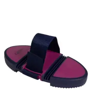 QHP Flexibele roskam Fuchsia/Navy