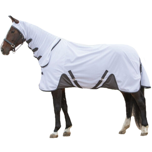Harry's Horse Flyprotection Deken Met Hals Wit