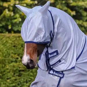 Bucas Buzz-Off Fly Mask Blauw