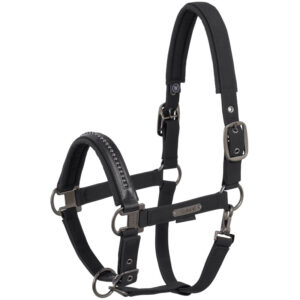 Eskadron Halfter Softshell Pearls Platinum Black