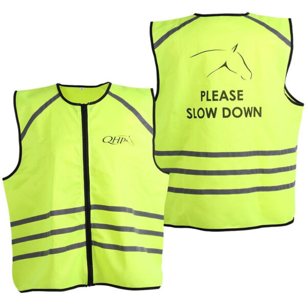 QHP Reflectie Vest Geel - Afbeelding 2